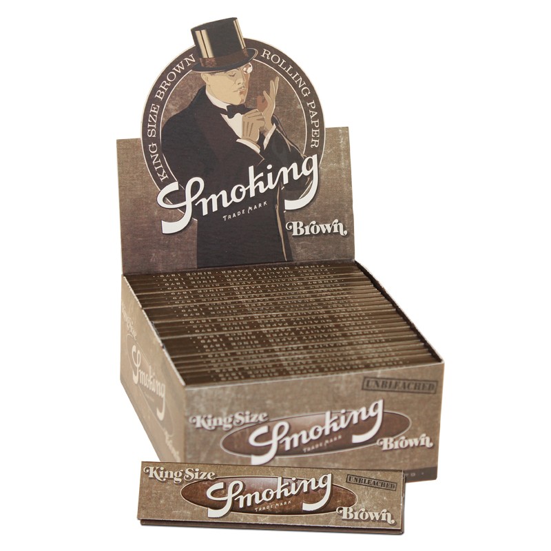 Smoking Papers Brown - unbleached Box